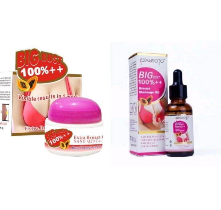 big bust cream serum satu set Lazada