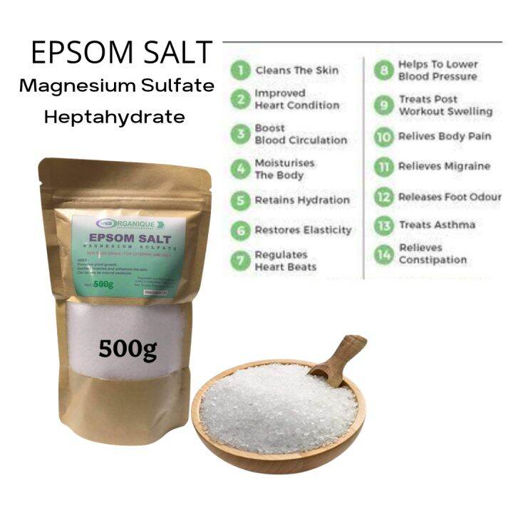Epsom Salt 500g (Technical Grade) Lazada PH