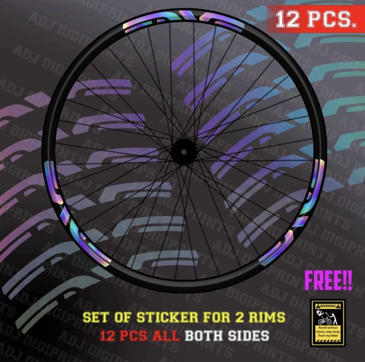 custom mtb rim decals