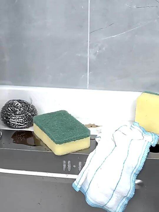 NEW DESIGN Kitchen Sink Countertop Storage Rack 304 Stainless Steel