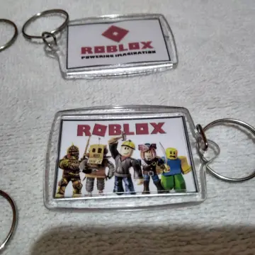 Doors Roblox Game Figure Keychains Pendant Keyring Toy PVC Rubber