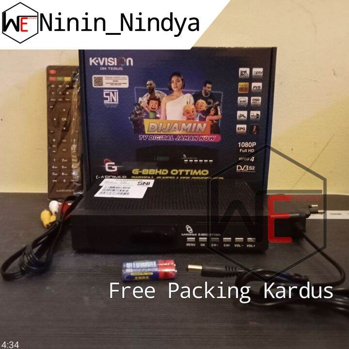 Receiver Parabola KVision Gardiner Ottimo G88HD Free packing