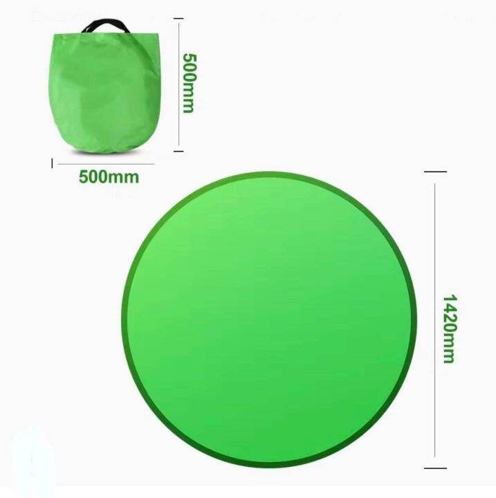 Green Screen Backdrops Photography Fold Reflector for Live Broadcast