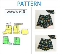 แพทเทิร์นกางเกงขาสั้น WAWA-P10