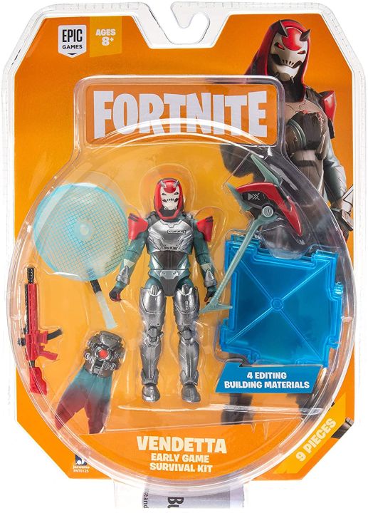 Fortnite Vendetta Early Survival Kit 3.75 inch 1:18 scale Action Figure ...