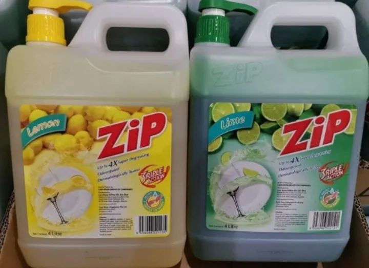 Zip Dishwashing Liquid 4 Liters Lazada PH