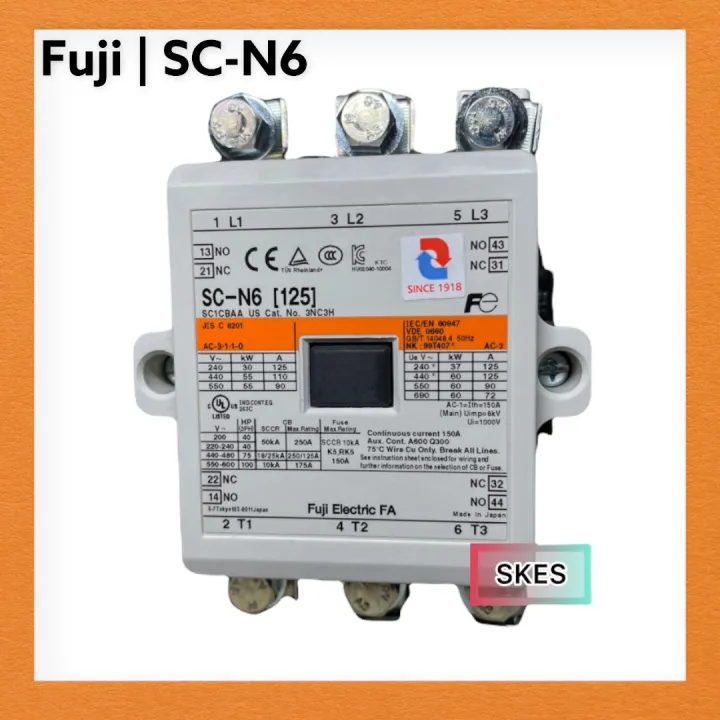 Fuji SC-N6 Magnetic Contactor Made in Japan | Scn6 | At Iba Pa