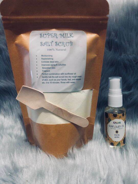 Salt scrub 275g with free sunflower oil Lazada PH