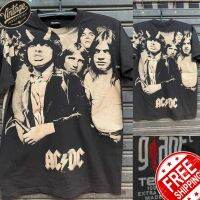 เสื้อวง OVPลาย AC/DC สไตล์วินเทจยุค 90s ป้าย GIANT by pop comics