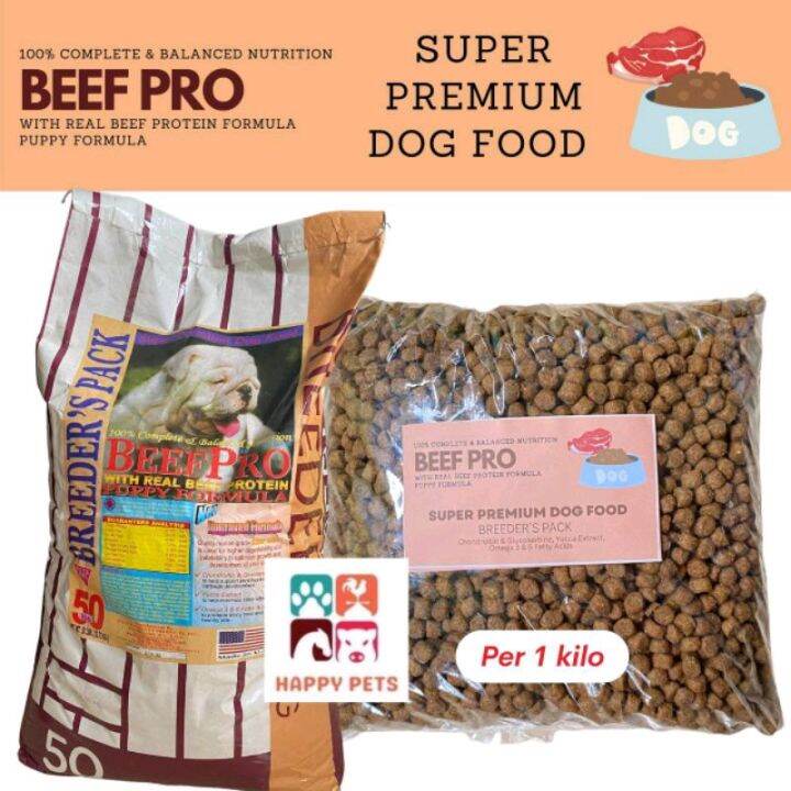 Beef Pro Puppy Super Premium Dog Food Breeder's Pack (REPACK 1 KILO
