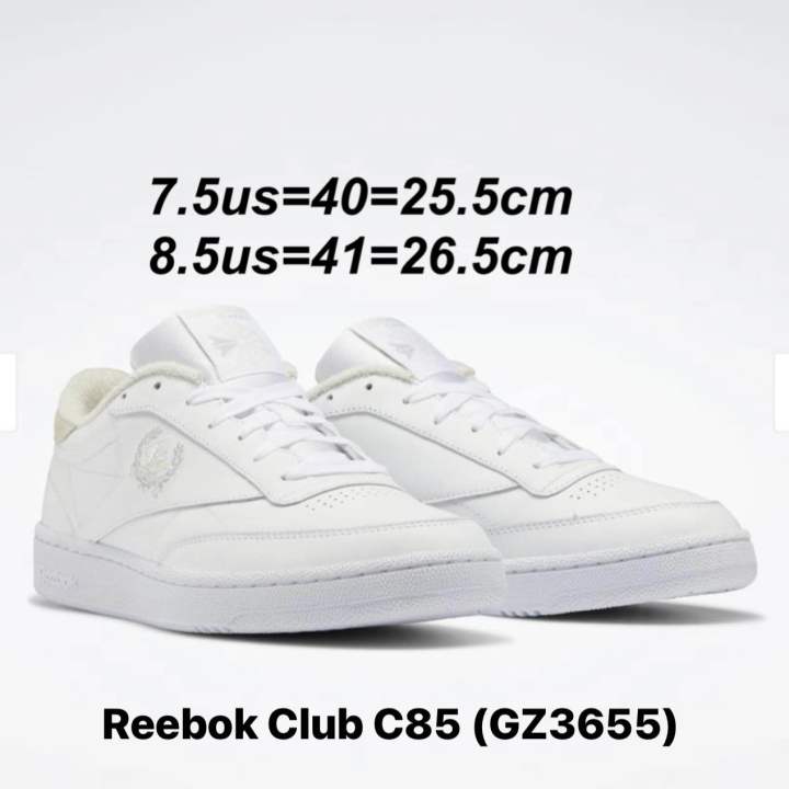 รองเท้า-reebok-club-c85-ปักอักษร-r-gz3655-ของแท้-มือ-1-พร้อมกล่อง