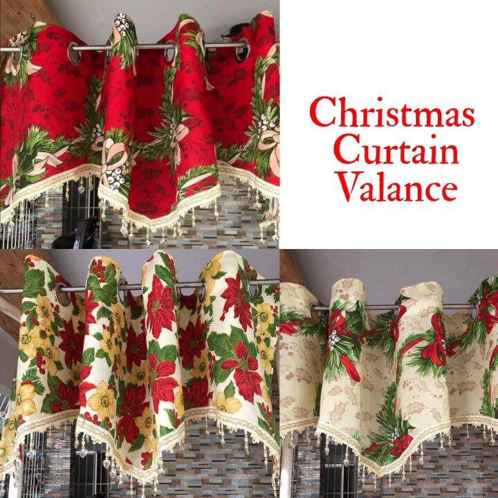 1 VALANCE RING CURTAIN (18x60 inches) Lazada PH