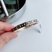 Signature Enamel Hinged Bangle C1904