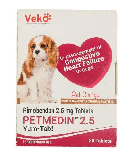 10 Tablets Veko PETMEDIN Pimobendan 2.5 mg (Exp. Sep 2025) with FREE