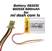 602535 582535 600mAh for mi dash cam 1s 3.7v battery replacement  พร้อมส่ง มีประกัน เก็บเงินปลายทาง