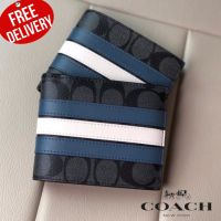 กระเป๋าสตางค์
COACH COMPACT ID WALLET IN SIGNATURE CANVAS ออก Shop USA รับประกันของแท้ 100%