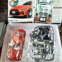 โมเดลประกอบรถยนต์  THE SNAP KIT  NISSAN GT-R / AOSHIMA  รถพลาสติกโมเดล