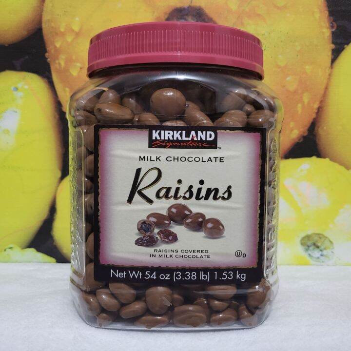Kirkland Signature Raisins 1.53kgs (Raisins Covered in Milk Chocolate