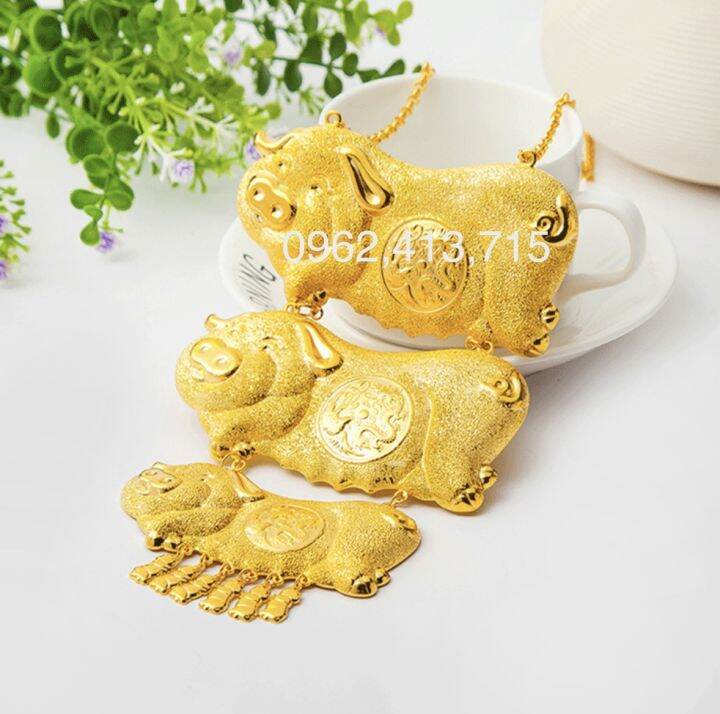 Dây chuyền cưới con heo mạ vàng 24k cao cấp mẫu mới cực đẹp ( dây ...