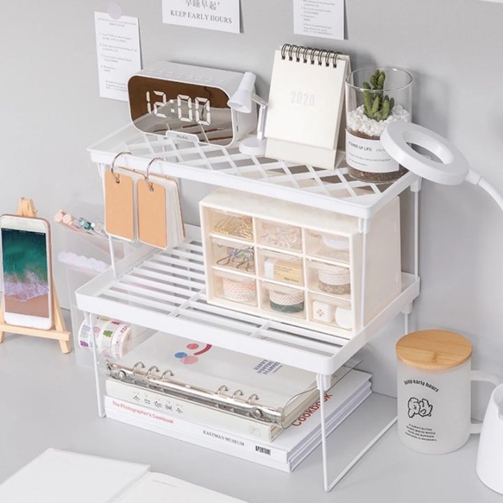 Minimalist Collection Folding Storage Desk Rack Shelves