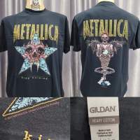 เสื้อวง METALLlCA ลิขสิทธิ์แท้ 100% ป้ายGILDAN UK