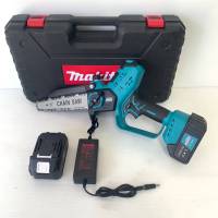 #เลื่อยโซ่แบต #เลื่อยโซ่ไร้สาย Makita  258V บาร์ 8 นิ้ว มอเตอร์ บัสเลส พร้อมกระเป๋าจัดเก็บคุณภาพดี