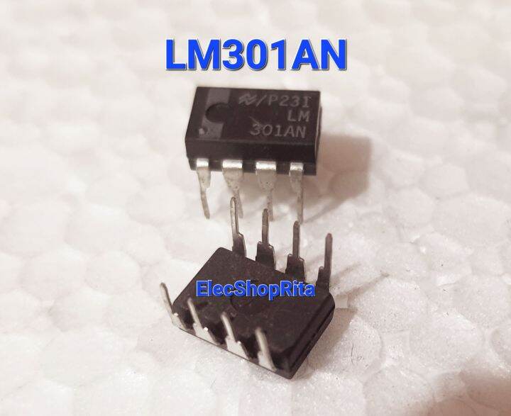 LM301 ,LM301AN ,DIP -8 PIN Semiconductor 8 ขา(2ตัว/แพ็ค ) ภาพถ่ายสินค้า ...