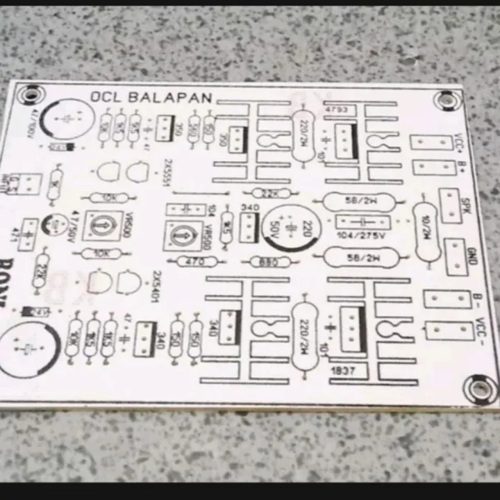 PCB OCL BALAP driver power amplifier Lapangan FIBER | Lazada Indonesia