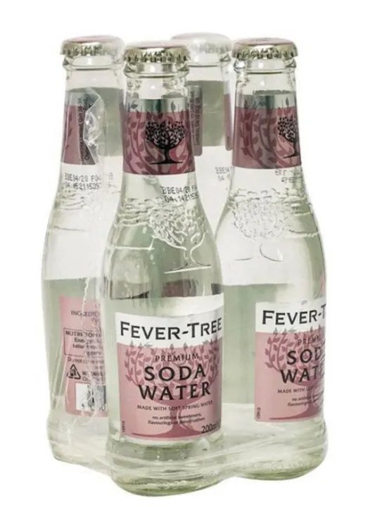 Fever tree Premium Soda Water 200ML x 4 | Lazada PH