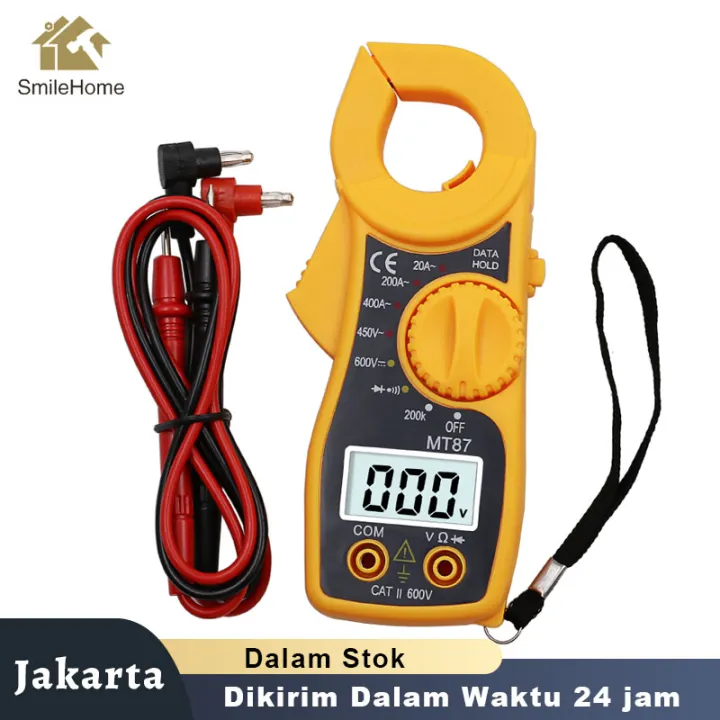 Digital Clamp Meter MT87 Tang Ampere Multimeter MT87 Kabel Tester Ukur