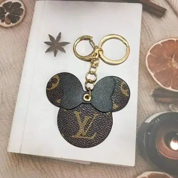 Upcycled Louis Vuitton Minnie Keychain