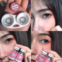 บิ๊กอายส์ลายฮิต TiKTok Glamorus gray เลนส์โตสีเทาคราม