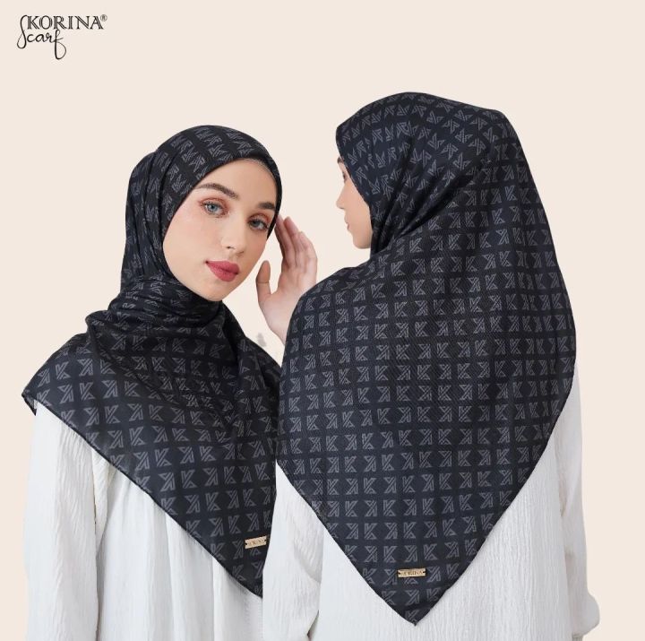 Hijab Tera Pattern Scarf by Korina | Lazada Indonesia