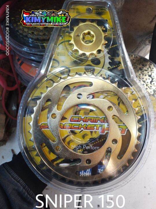 sprocket set for sniper 150 (1443428) Lazada PH