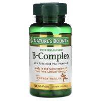 Nature’s Bounty, B-Complex, Time Released, 125 Coated Tablets