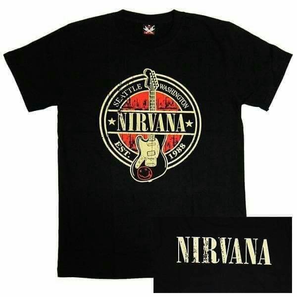 Rock Band Shirt Nirvana Seattle Rock yeah Hot rock Brand Lazada PH