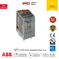 ABB Pluggable Relay ABB ปลั๊กอินรีเลย์แบบใช้งานทั่วไป มี LED รุ่น CR-M AC2L With LED Pluggable miniature interface relays