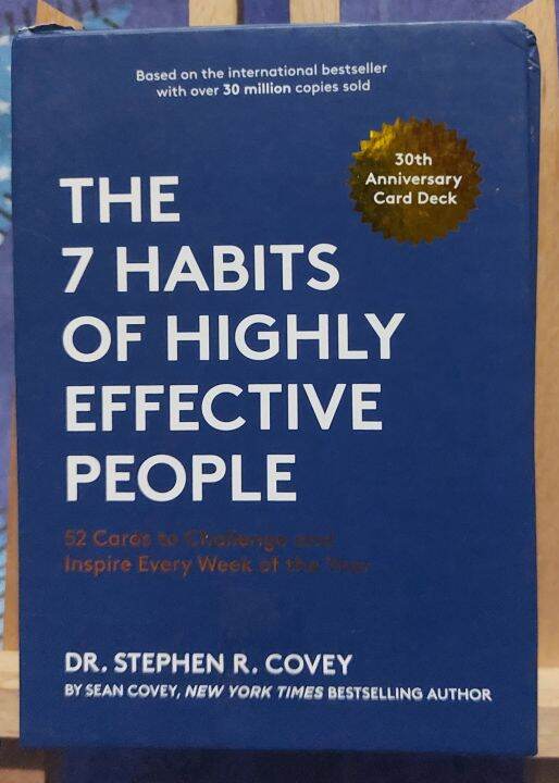 The 7 Habits Of Highly Effective People 30th Anniversary Crd Deck Lazada Ph 4511