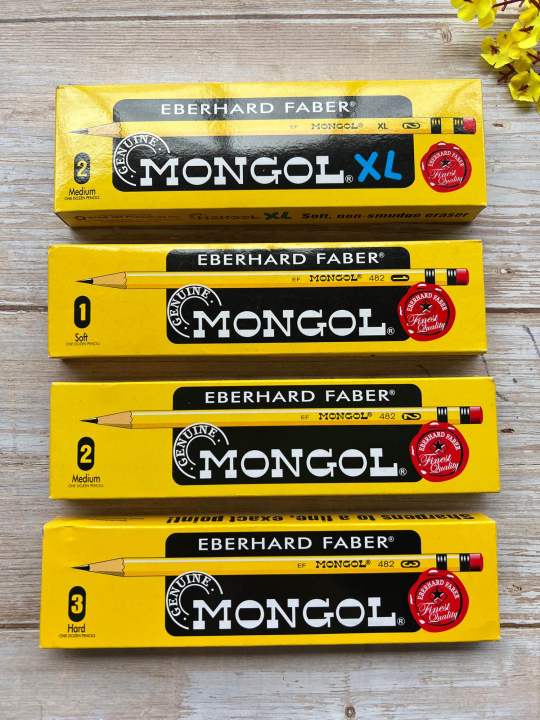 Mongol Pencil No. 1/ 2/ 3 / XL 12pcs/box | Lazada PH