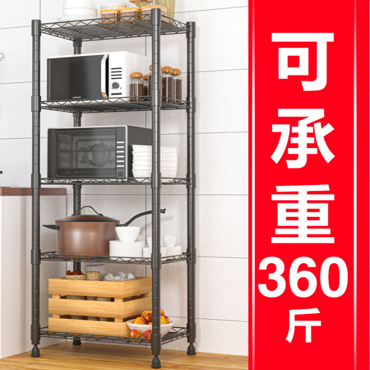 Multifunctional Kitchen Rack Microwave Oven Floor Shelf Storage