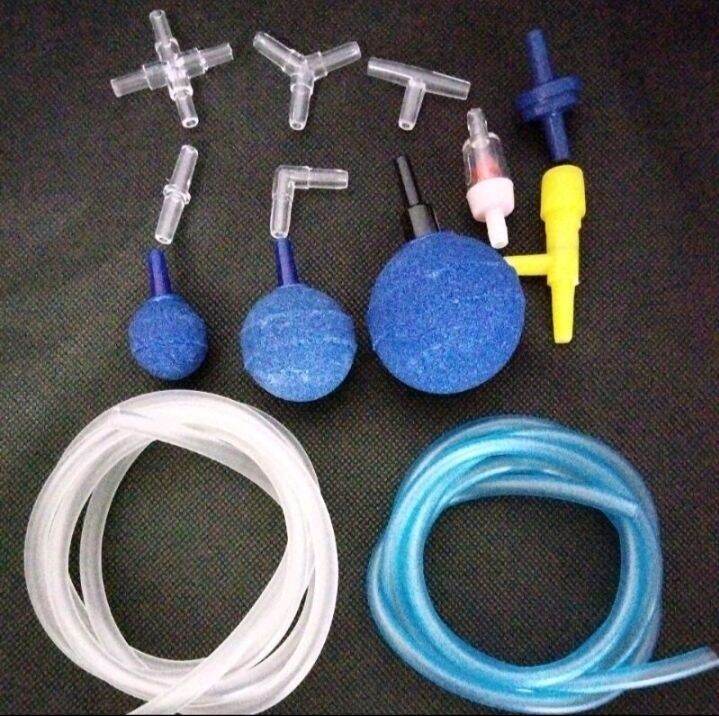 Hose Air Aquarium 4mm Air Stone One Way Valve On Off Joint Lazada