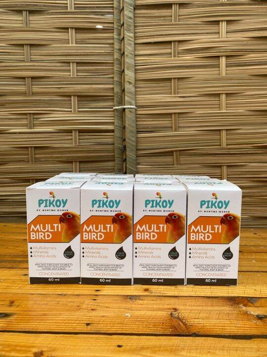 PIKOY Vitamins Multi Bird (60ml/15ml) Lazada PH