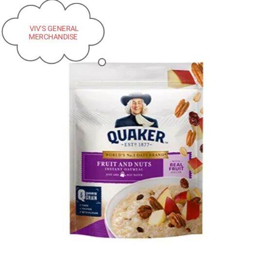 Quaker Instant Oatmeal Fruits and Nuts ( 350g ) Lazada PH