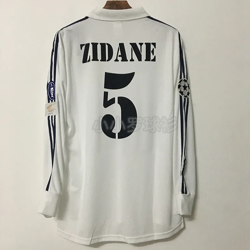 2001-02 RETRO VINTAGE REAL MADRID ZIDANE JERSEY