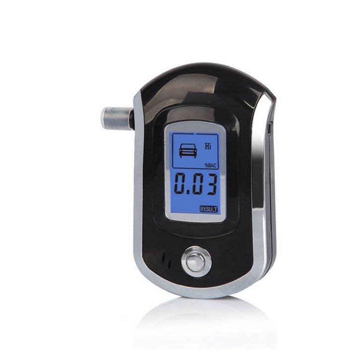 Digital LCD Alcohol Tester Breathalyzer Analyzer Alcohol Detector ...