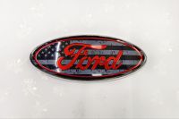 โลโก้ FORD ลายธงเมกา  ฟอร์ด 23×9 cm