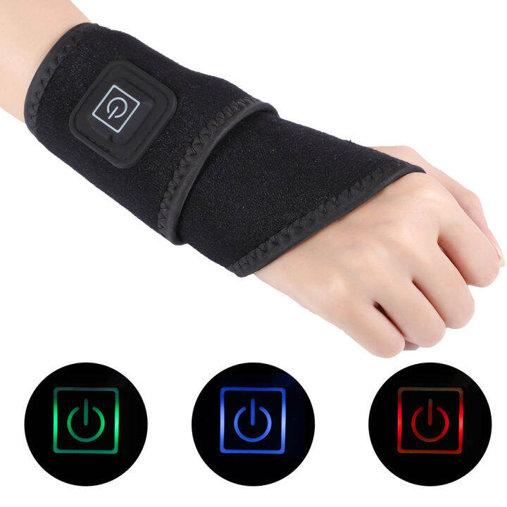 DeMoce Electric Heated Wrist Massager Sports Joint Hot Compress