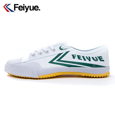 Feiyue รองเท้า Feiyue อัปเกรดรองเท้าสไตล์คันทรี่คลาสสิกรองเท้าผ้าใบกีฬาแบบลำลองรองเท้าสีขาวรุ่นดาราสำหรับผู้ชายและผู้หญิงแฟชั่น315