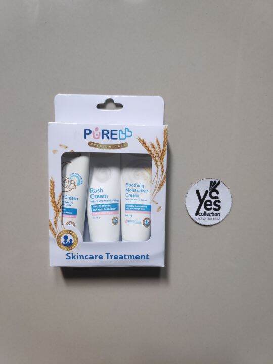 Pure Premium Care Paket isi 3 Diaper Rash Soothing Moisturizer Cream