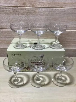1pc Acrylic Clear Drop Proof Champagne Cocktail Glass Plastic Red Wine Glass  Cups Juice Cocktail Cups (Black 165ml) 